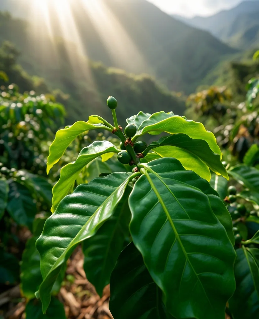 Detalle botánico colombiano